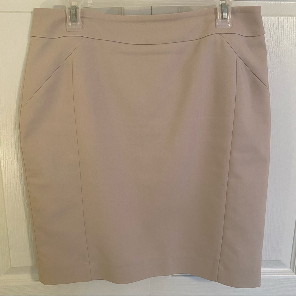 H&M Women's Cream Pencil Skirt size 12